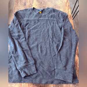 POLO RL Boys Grey Long Sleeve Pullover Shirt 14/16